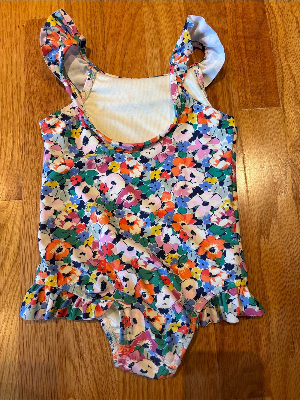GAP Floral Ruffle One-Piece Swimsuit - Multicolor - Picture 2 of 2